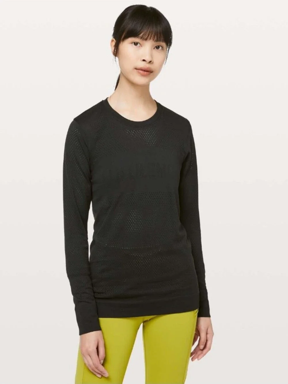 Lululemon Breeze By Long Sleeve Top - Black